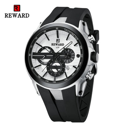 REWARD  Chronograph Sport Watch – Premium Silicone Band