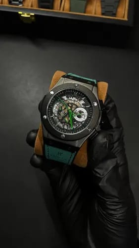 Hublot Classic Fusion Chronograph – Green Skeleton Dial