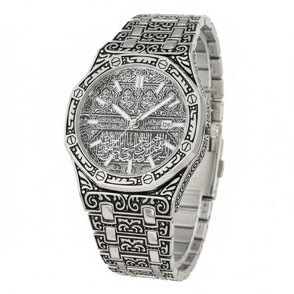 Kiswa Kaba Dial watch-Rubber Bracelet-For Men