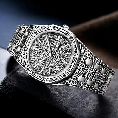 Kiswa Kaba Dial watch-Rubber Bracelet-For Men